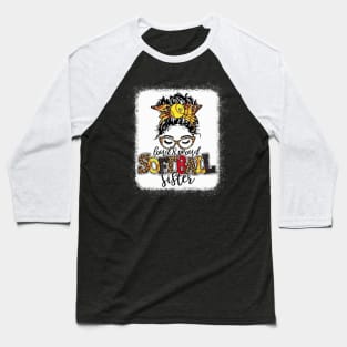 Softball Sister Leopard Shirt Loud And Proud Softball Sister Baseball T-Shirt